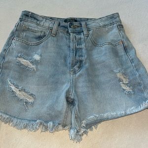 Denim shorts